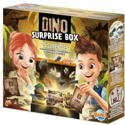 Pudełko 25 niespodzianek z dinozaurami