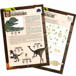 Pudełko 25 niespodzianek z dinozaurami