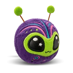 Puszysta piłeczka Zoggo - Purple Alien