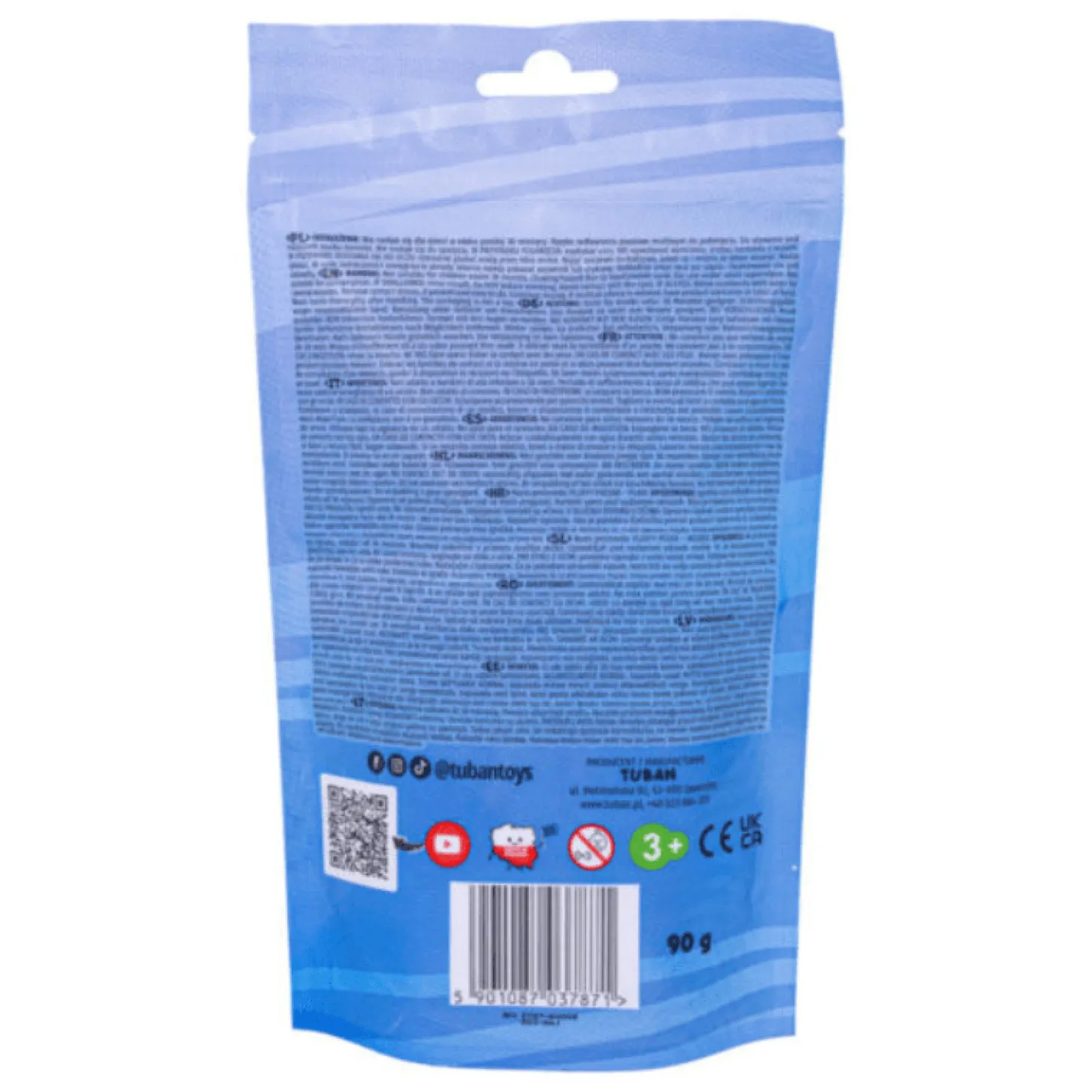 Puszysty piasek Fluffy Sand, 90g - niebieski