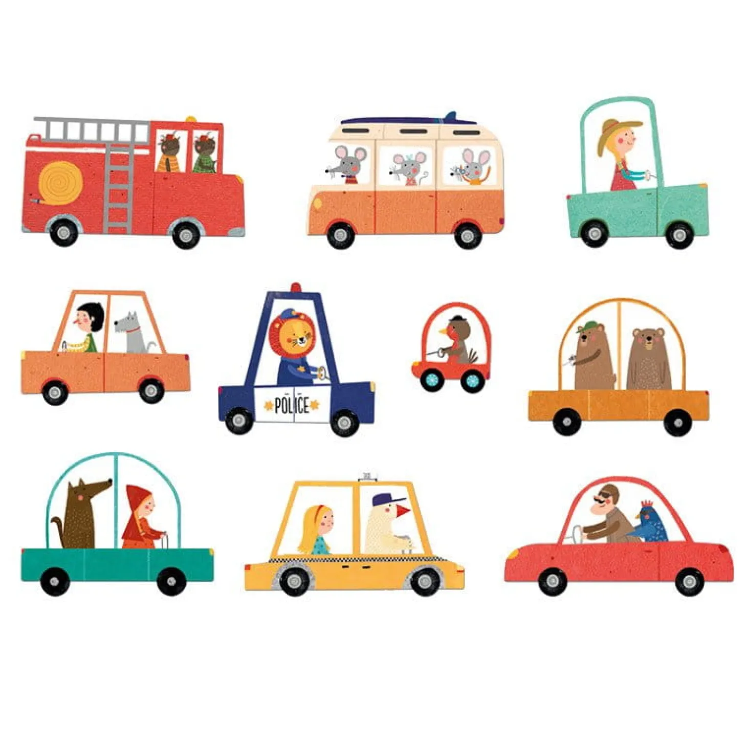 Puzzle dla dzieci, BEEP BEEP!