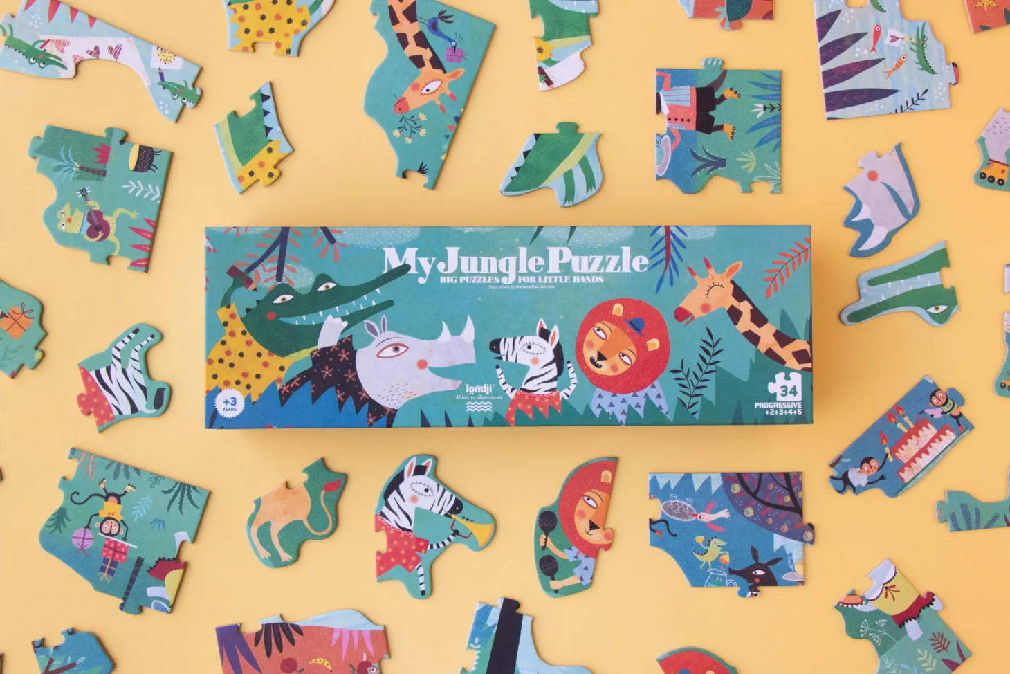 Puzzle dla dzieci, Moja Dżungla