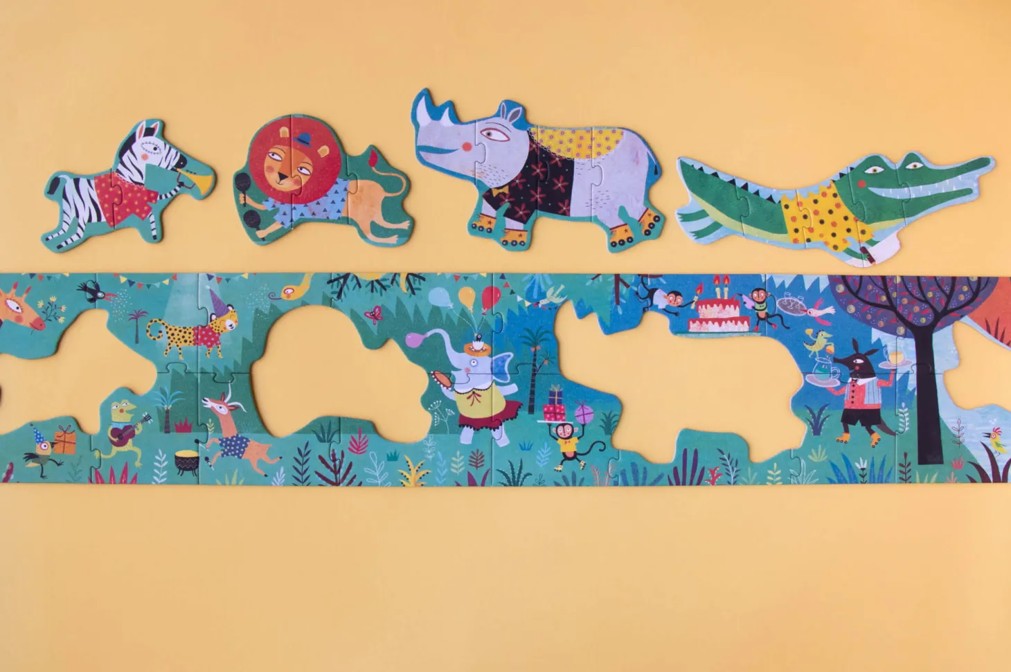 Puzzle dla dzieci, Moja Dżungla