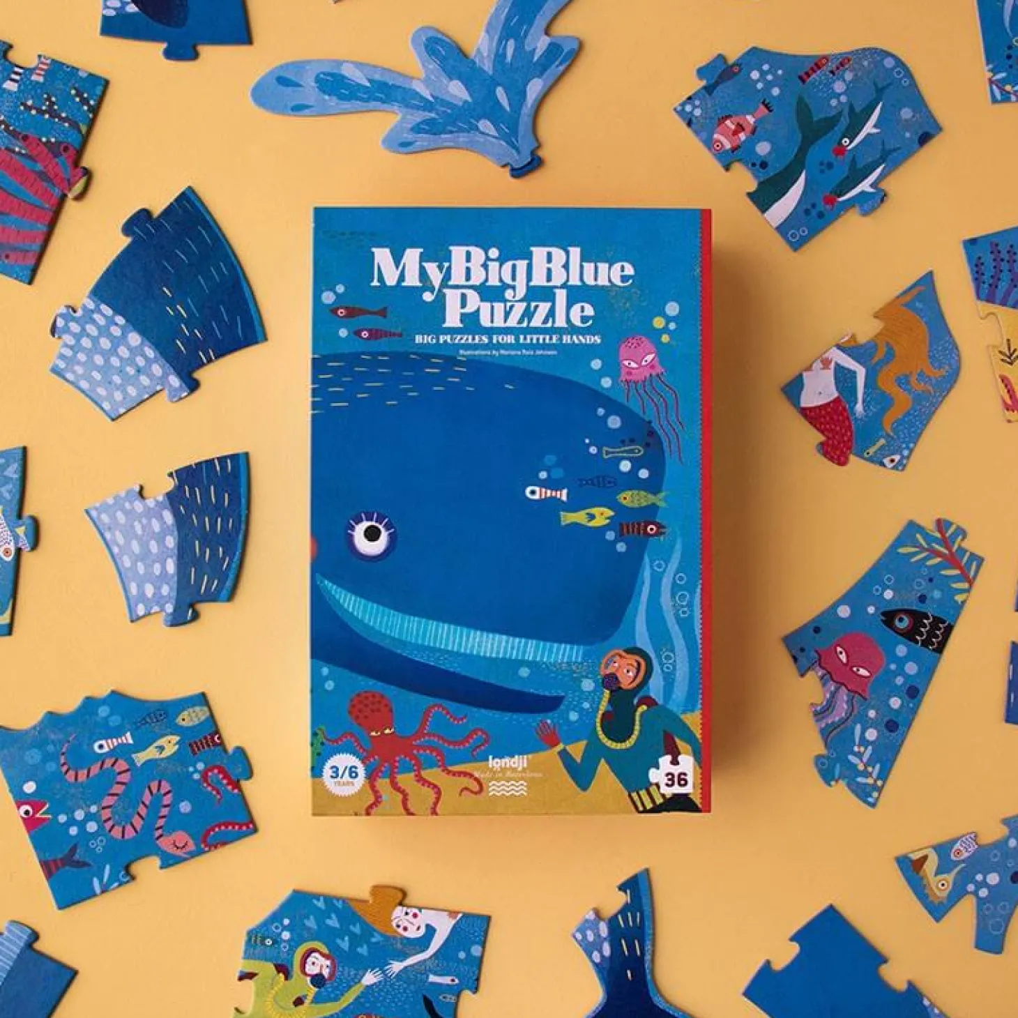Puzzle dla dzieci My Big Blue