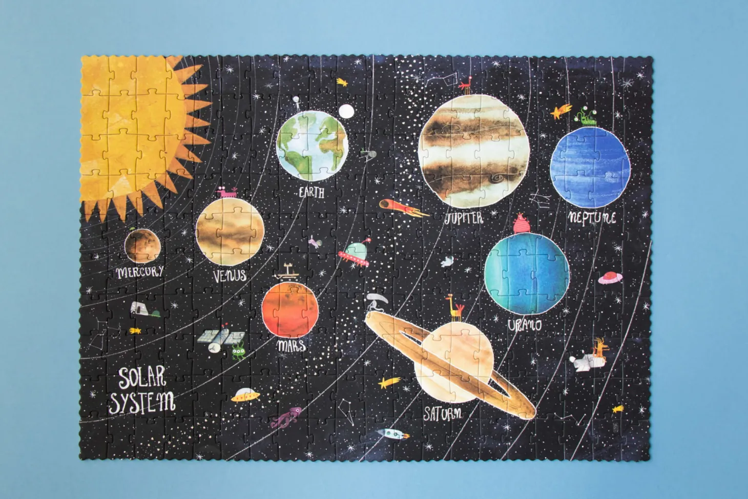 Puzzle dla dzieci, Odkryj Planety