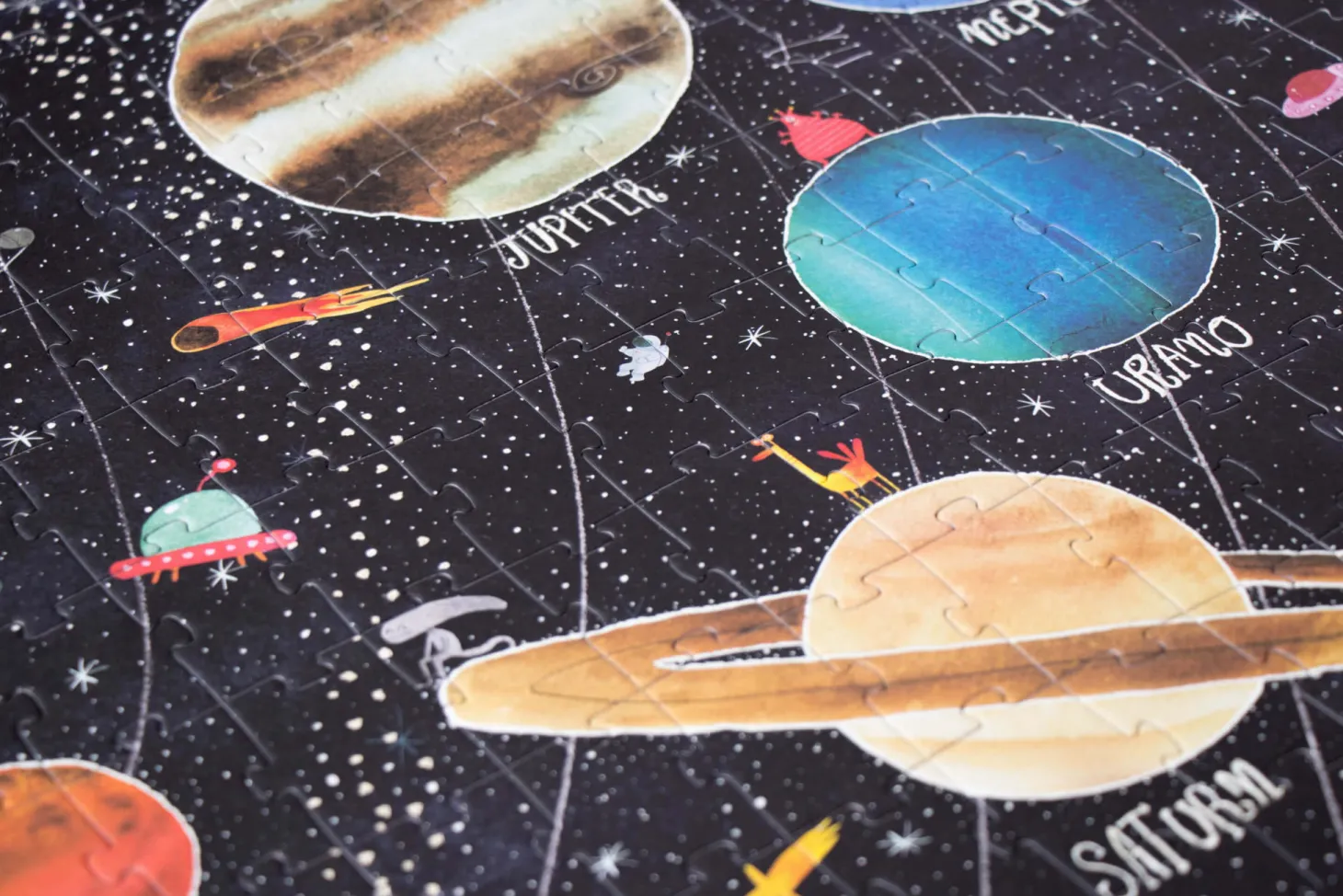 Puzzle dla dzieci, Odkryj Planety