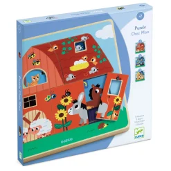 Puzzle dla najmłodszych, 3 plansze- gospodarstwo