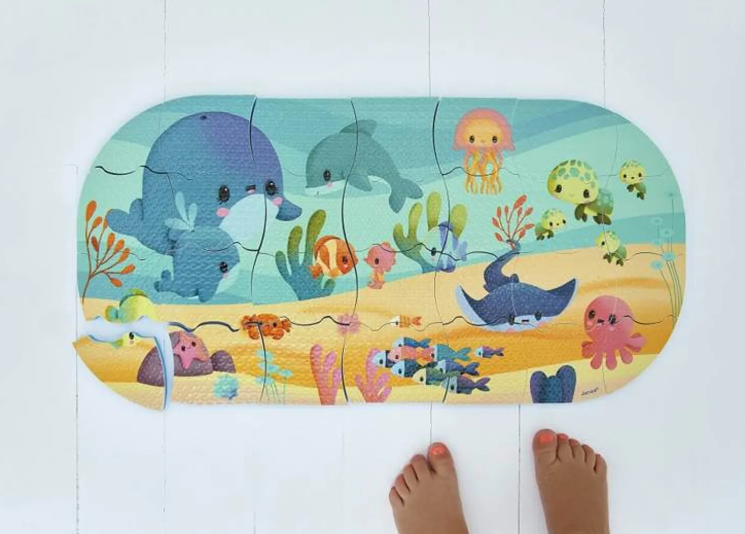 Puzzle do kąpieli Ocean 28 elementów 3+