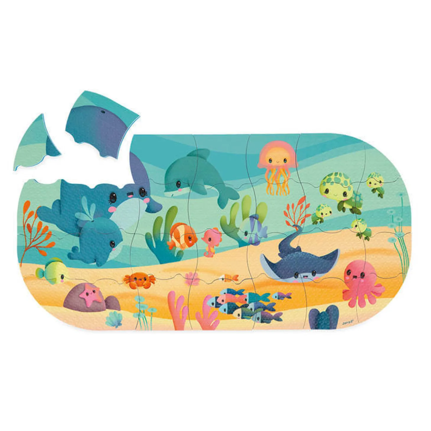 Puzzle do kąpieli Ocean 28 elementów 3+