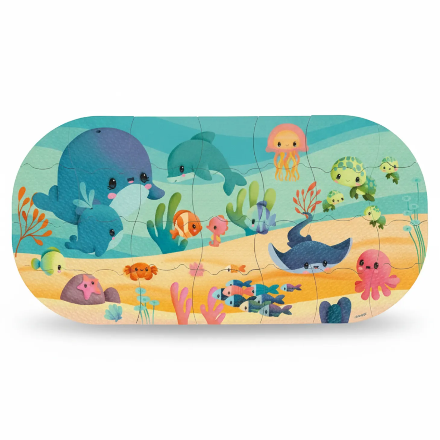 Puzzle do kąpieli Ocean 28 elementów 3+