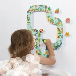 Puzzle do kąpieli Tor ze zwierzątkami 18m+