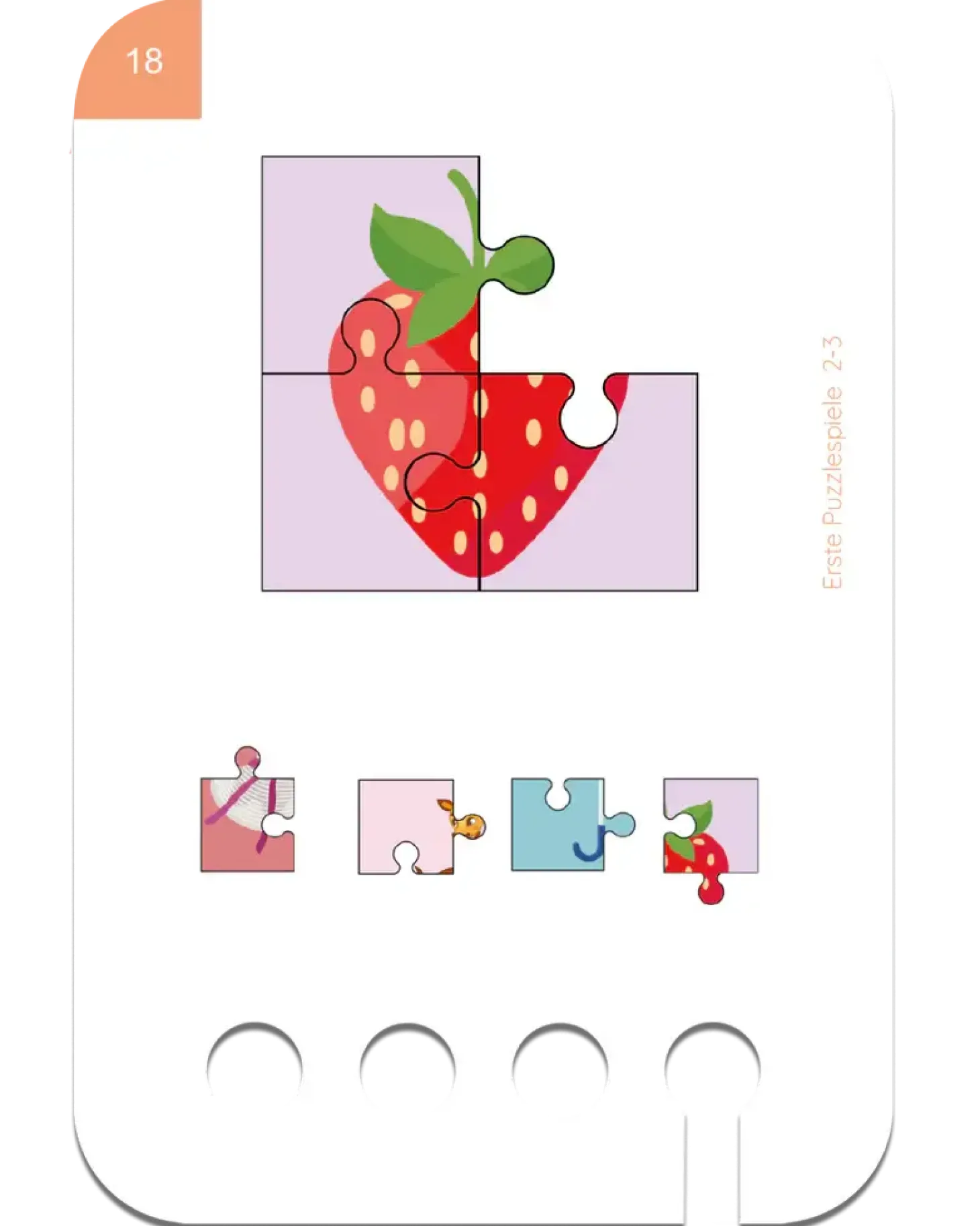 Puzzle Dopasuj Element. Karty WiemTo dla dzieci 2-3 latka