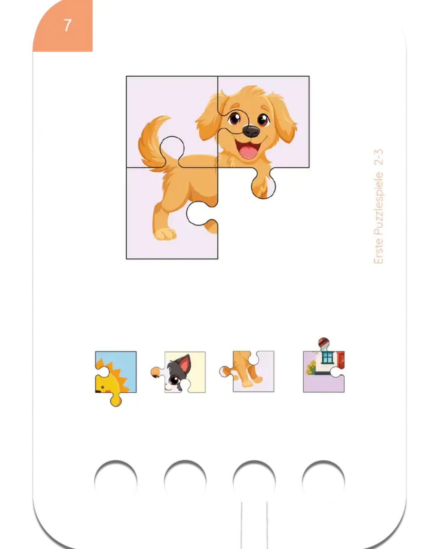 Puzzle Dopasuj Element. Karty WiemTo dla dzieci 2-3 latka
