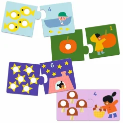 Puzzle duo łączenie liczb