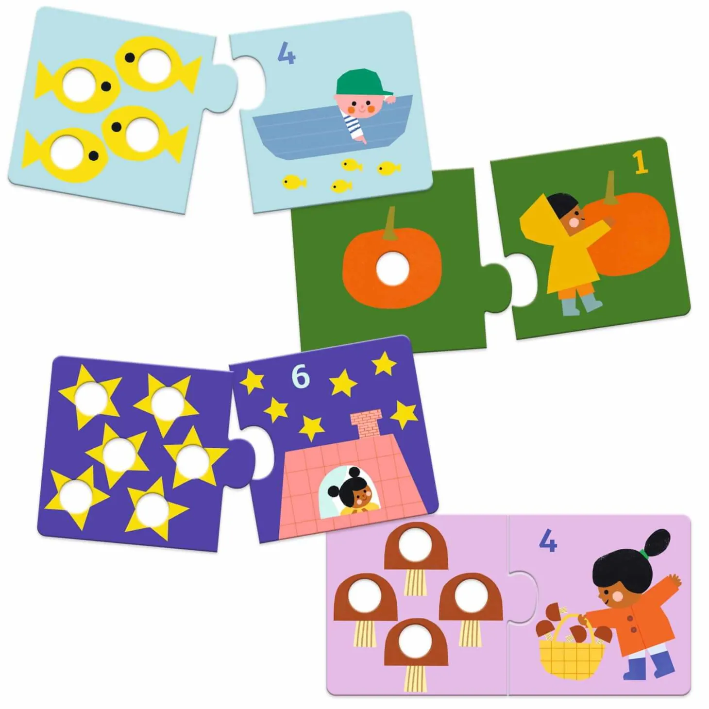 Puzzle duo łączenie liczb