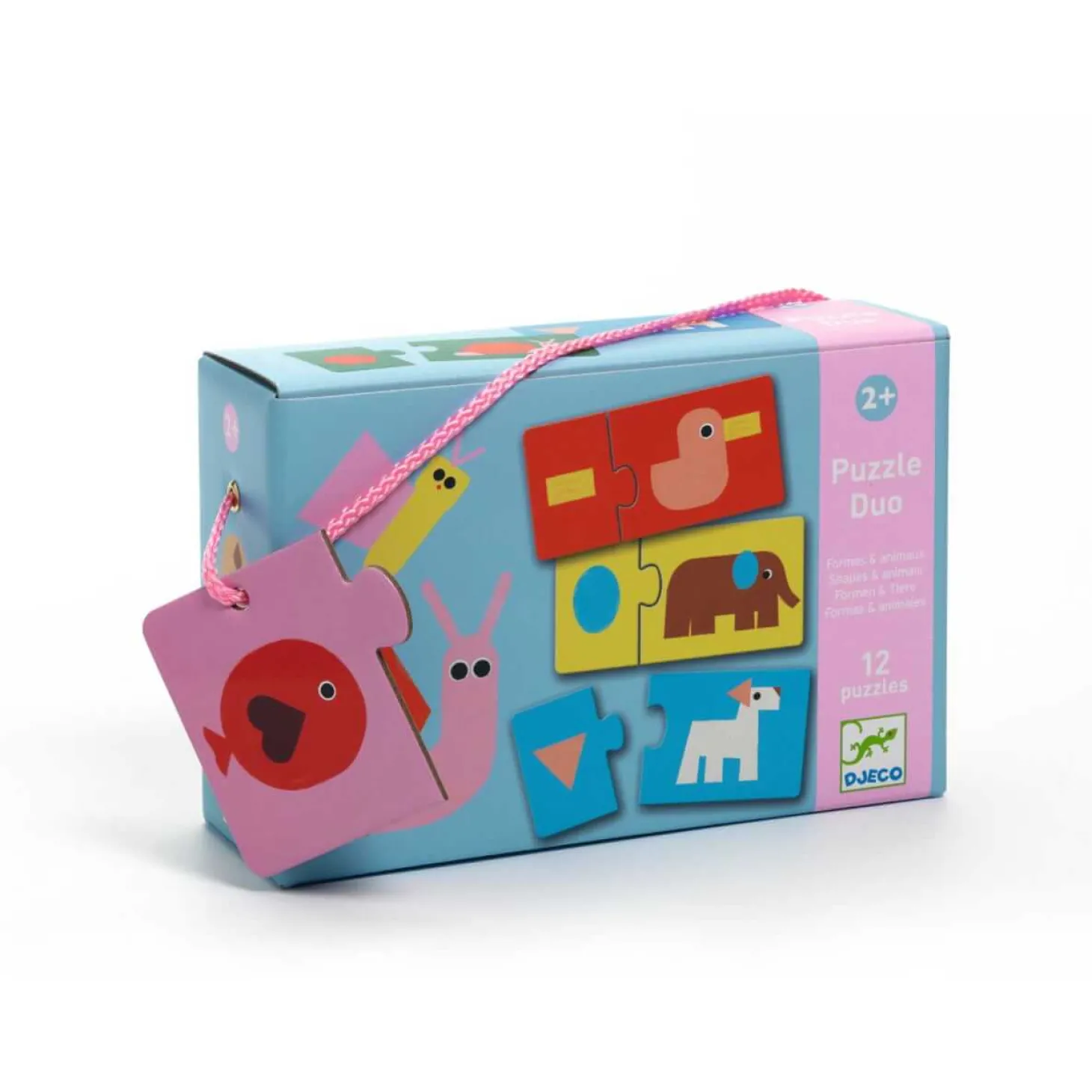 Puzzle duo KSZTAŁTY I ZWIERZĘTA