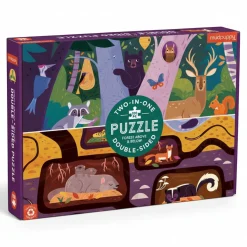 Puzzle dwustronne Las nad i pod ziemią 100 elementów 6+