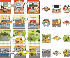 Puzzle edukacyjne dla dzieci My Eco School