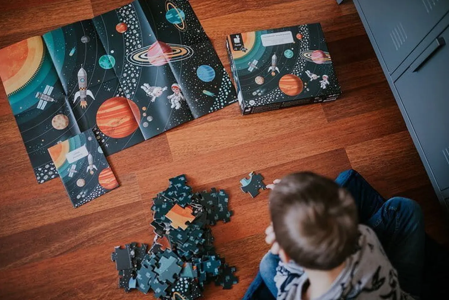 Puzzle edukacyjne Układ słoneczny 100 elementów 5+
