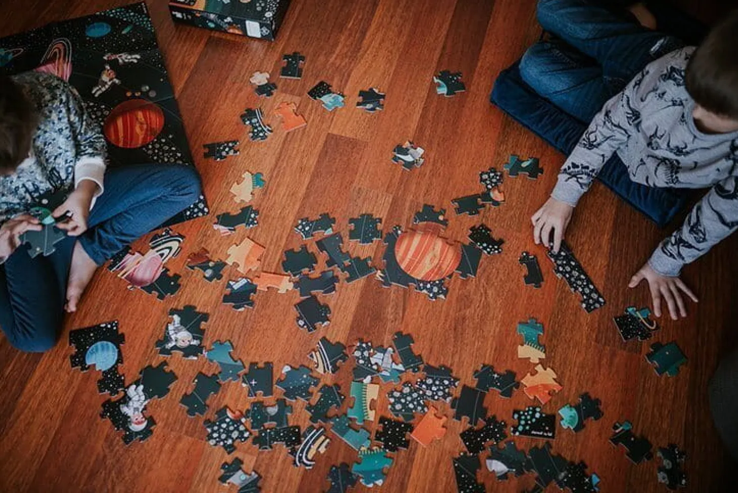 Puzzle edukacyjne Układ słoneczny 100 elementów 5+