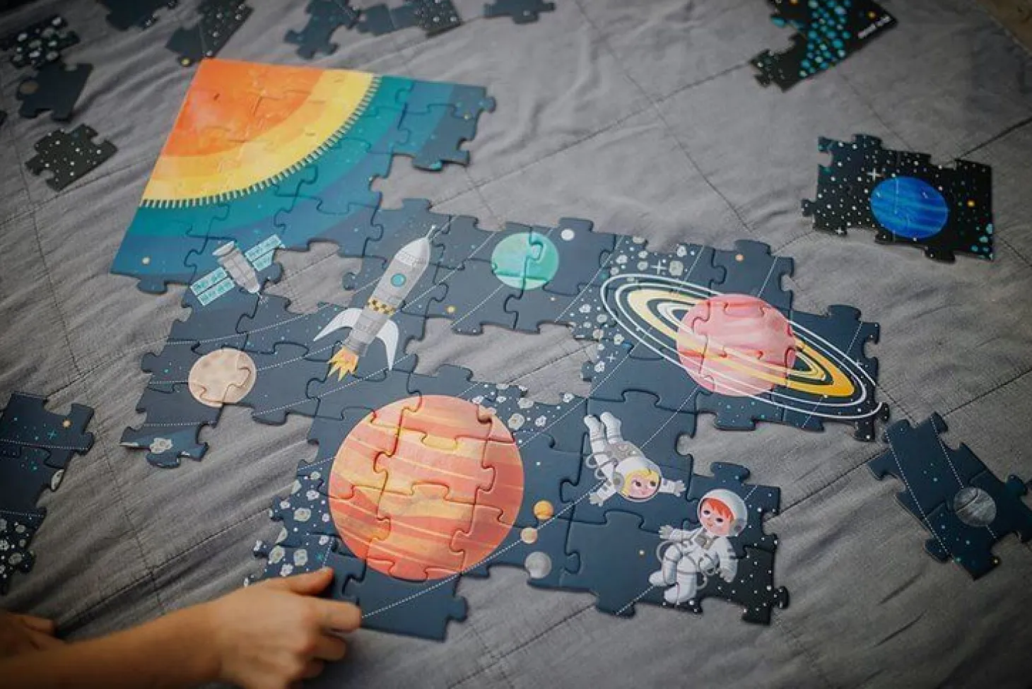 Puzzle edukacyjne Układ słoneczny 100 elementów 5+