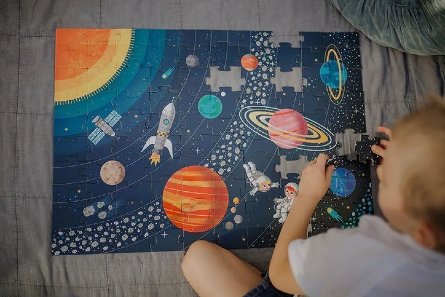 Puzzle edukacyjne Układ słoneczny 100 elementów 5+