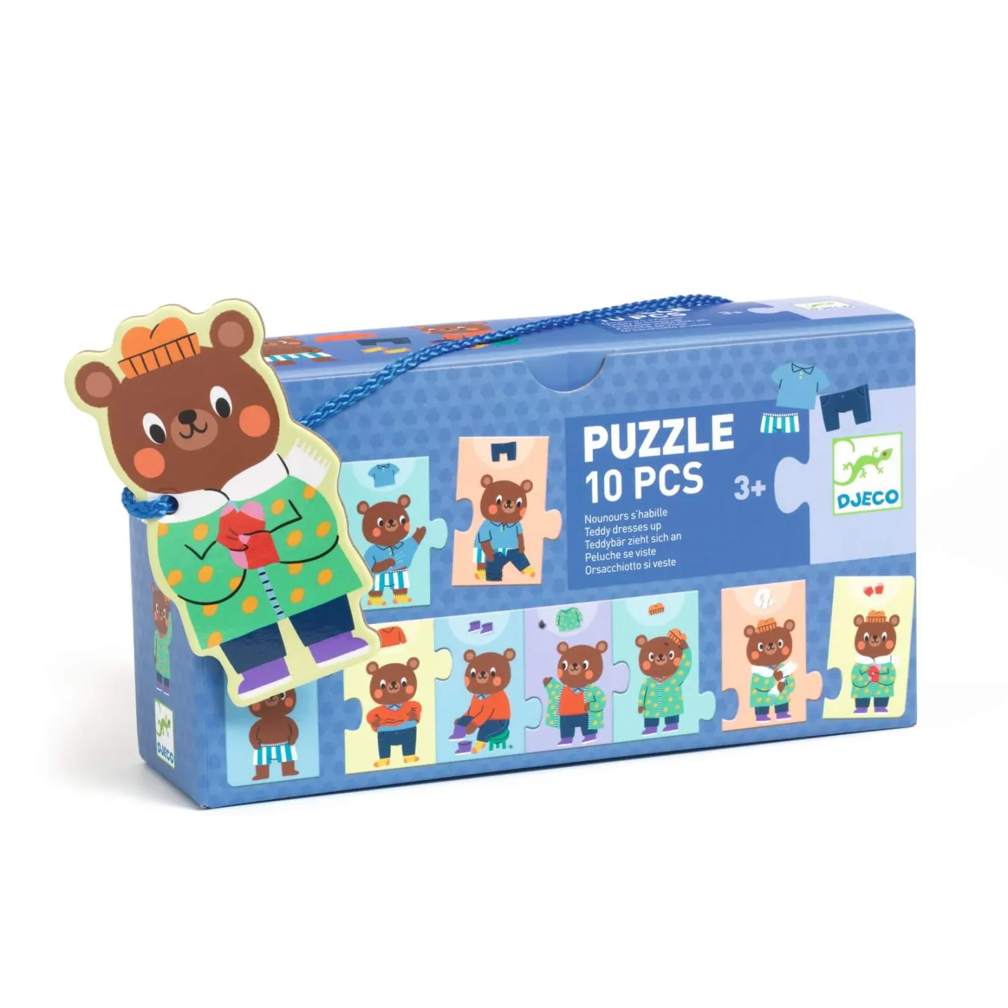 Puzzle 10 elem. UBIERANKI MISIA TEDDY'EGO