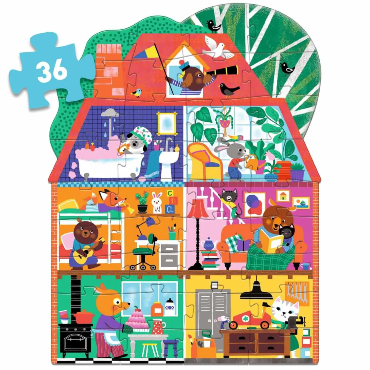 Puzzle gigant DOMEK MAŁYCH PRZYJACIÓŁ