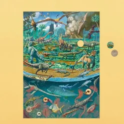 Puzzle + gra obserwacyjna Age of dinosaurs