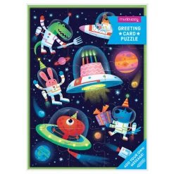 Puzzle-kartka z życzeniami Kosmos 12el. 3+