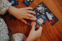Puzzle-kartka z życzeniami Kosmos 12el. 3+