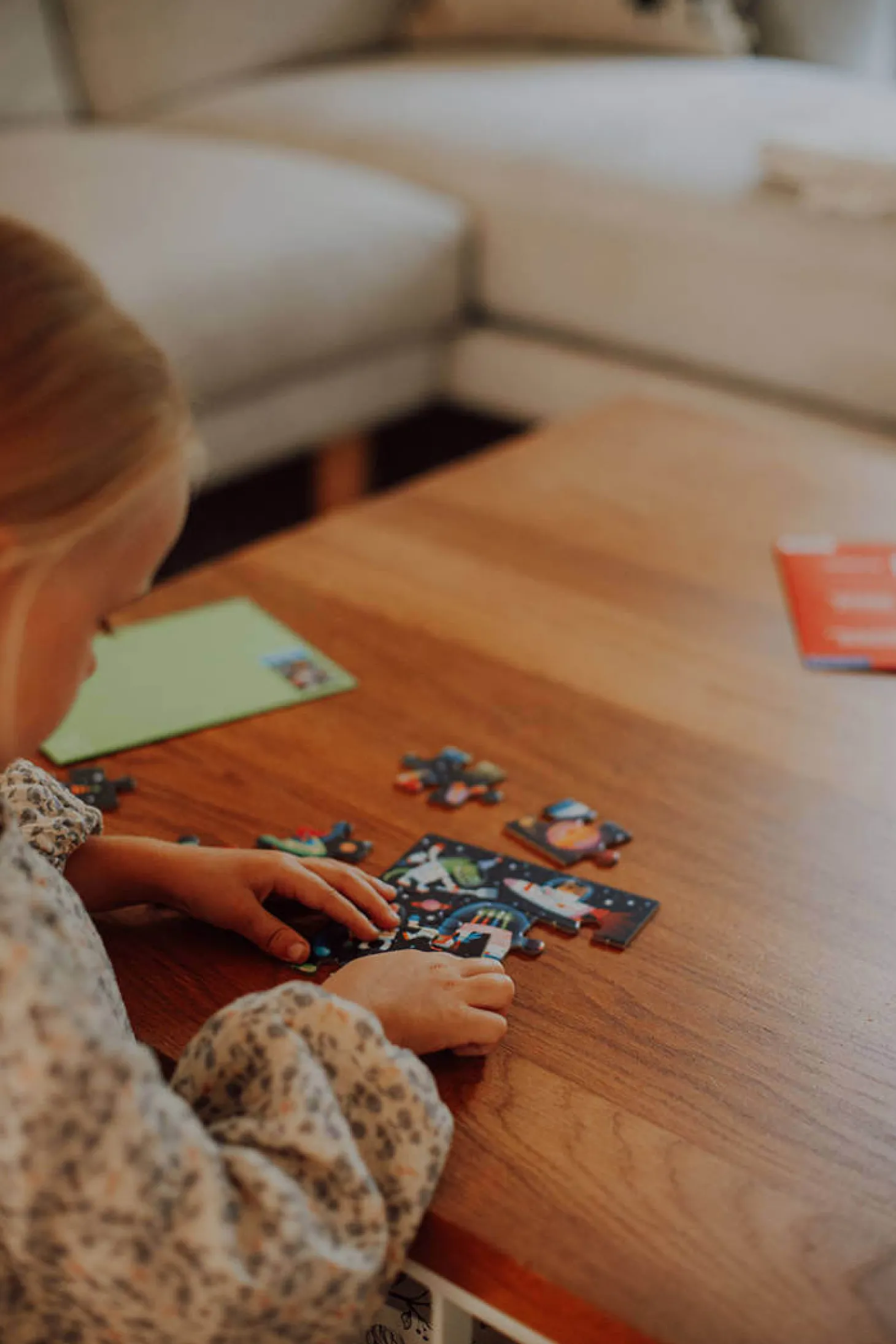 Puzzle-kartka z życzeniami Kosmos 12el. 3+