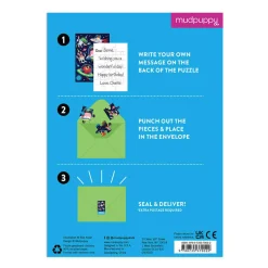 Puzzle-kartka z życzeniami Kosmos 12el. 3+