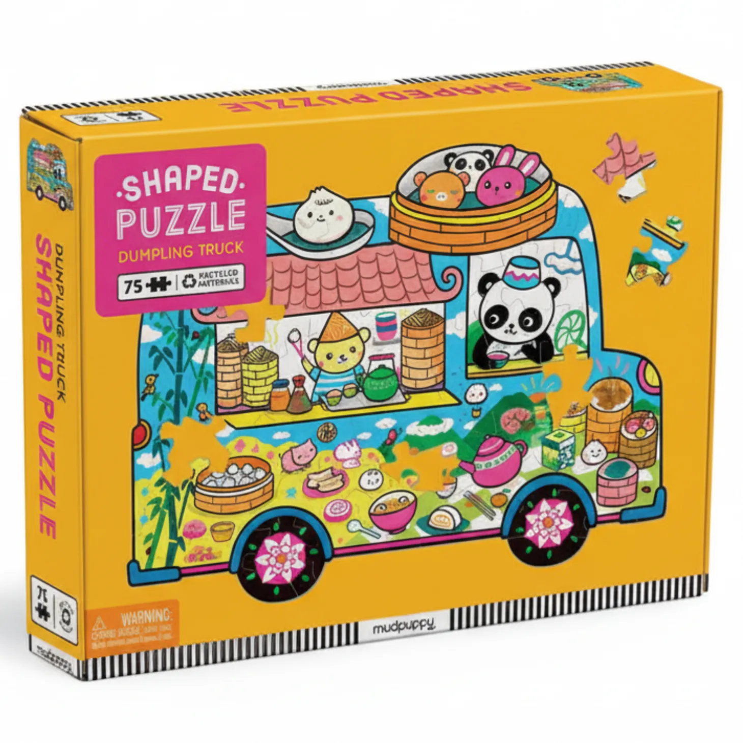 Puzzle konturowe Food Truck 75 elementów 5+