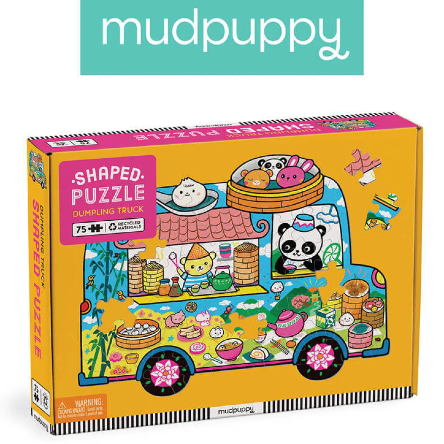 Puzzle konturowe Food Truck 75 elementów 5+