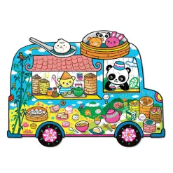 Puzzle konturowe Food Truck 75 elementów 5+