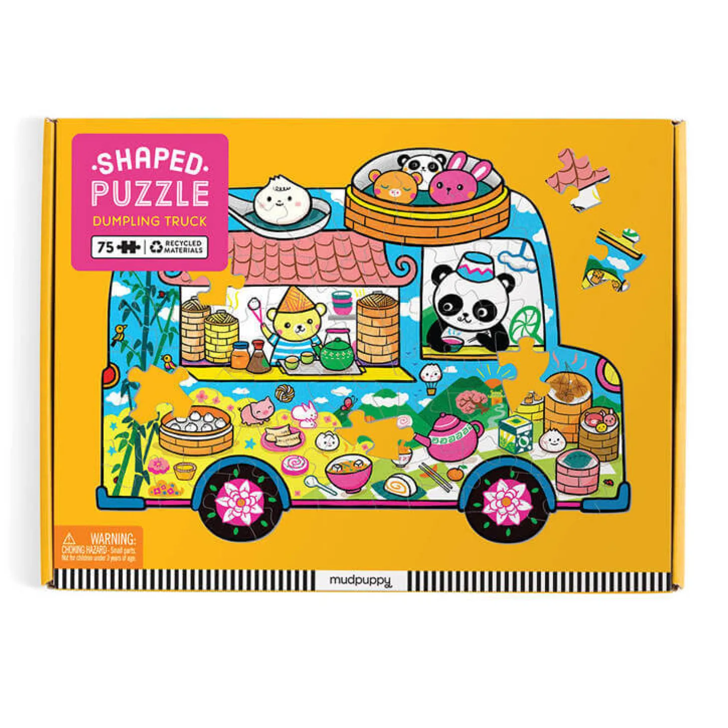 Puzzle konturowe Food Truck 75 elementów 5+