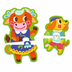 Puzzle MAŁE I DUŻE NA FARMIE