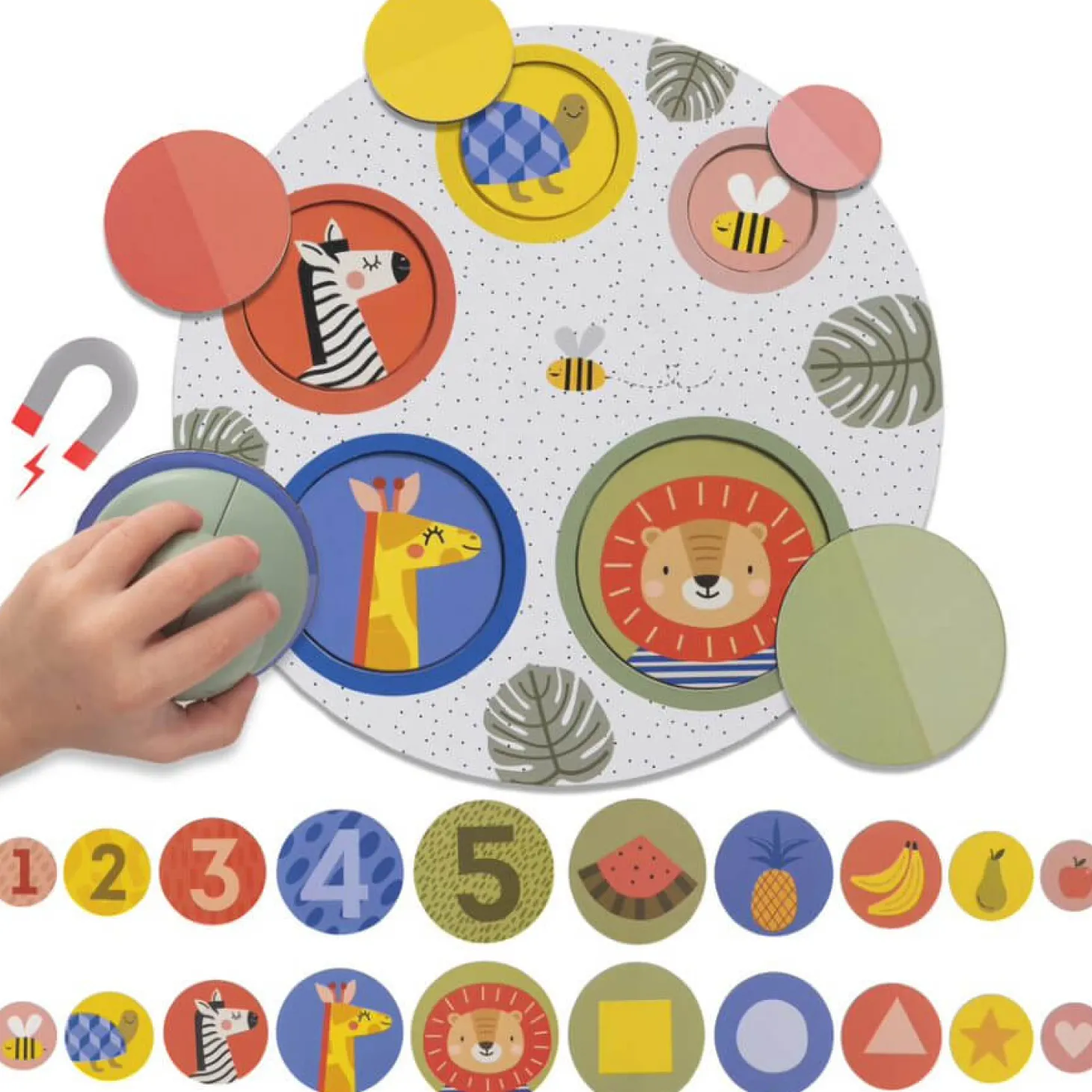 Puzzle Magnetyczne A KUKU