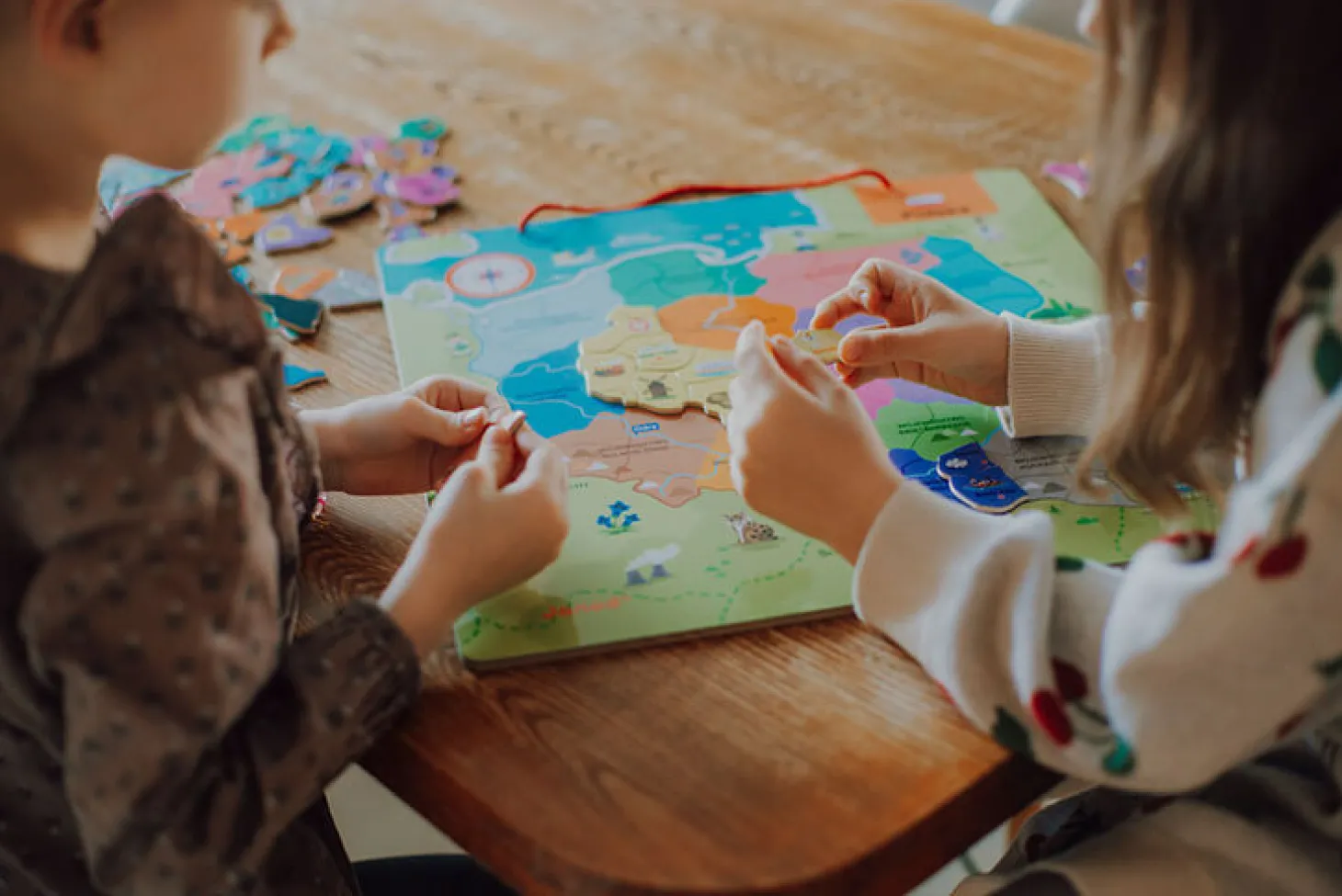 Puzzle magnetyczne Mapa Polski 69 magnesów 7+