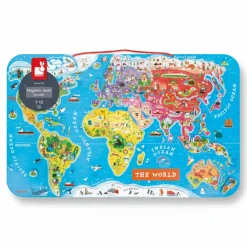 Puzzle magnetyczne Mapa świata