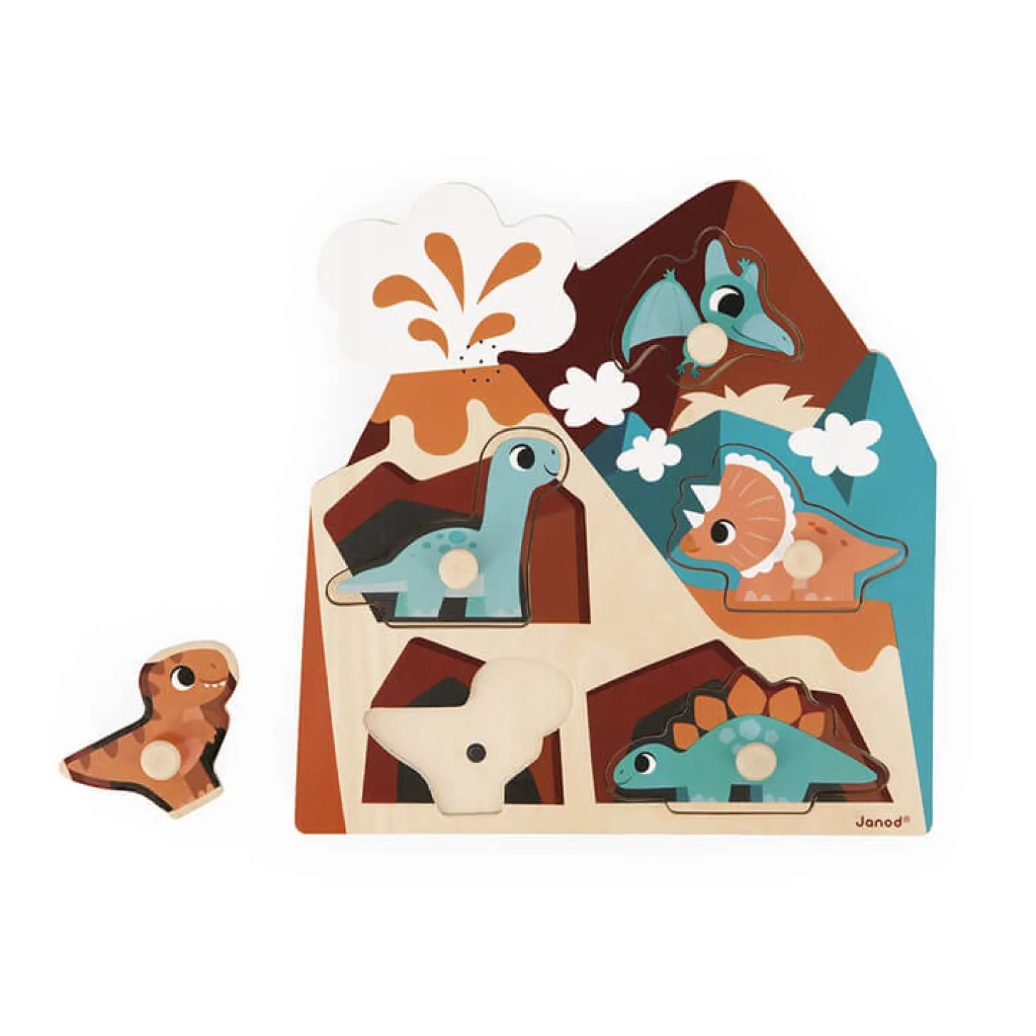 Puzzle muzyczne Dinozaury 18m+