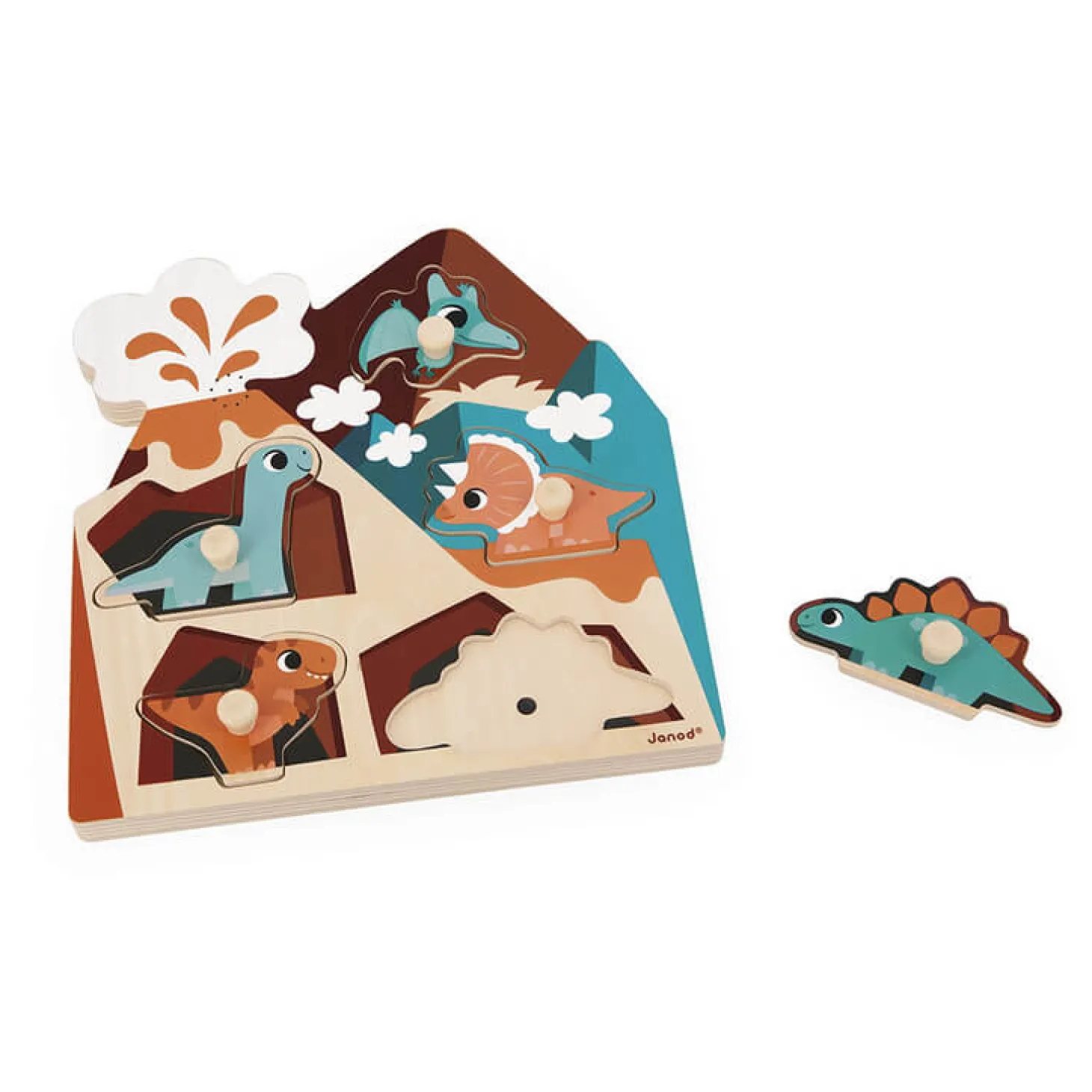 Puzzle muzyczne Dinozaury 18m+
