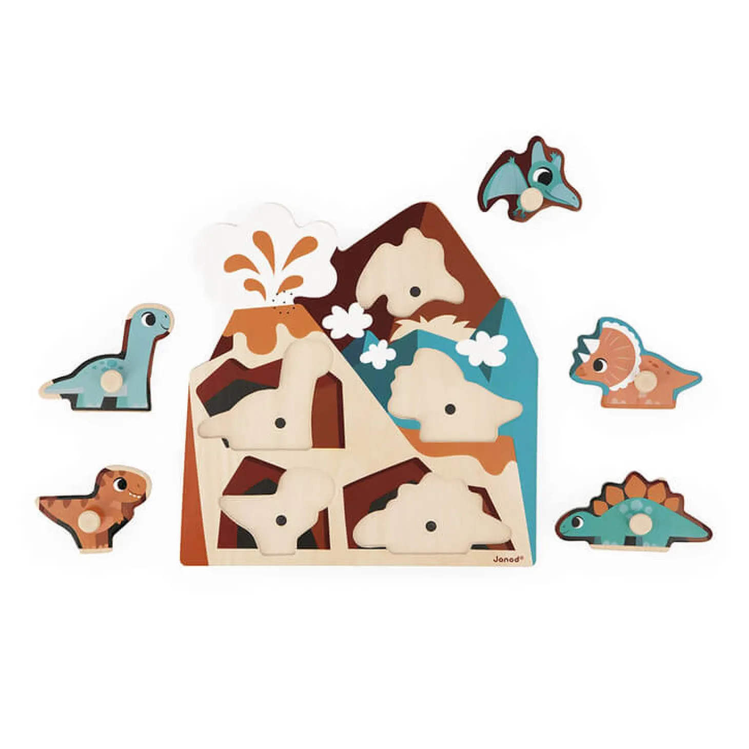 Puzzle muzyczne Dinozaury 18m+