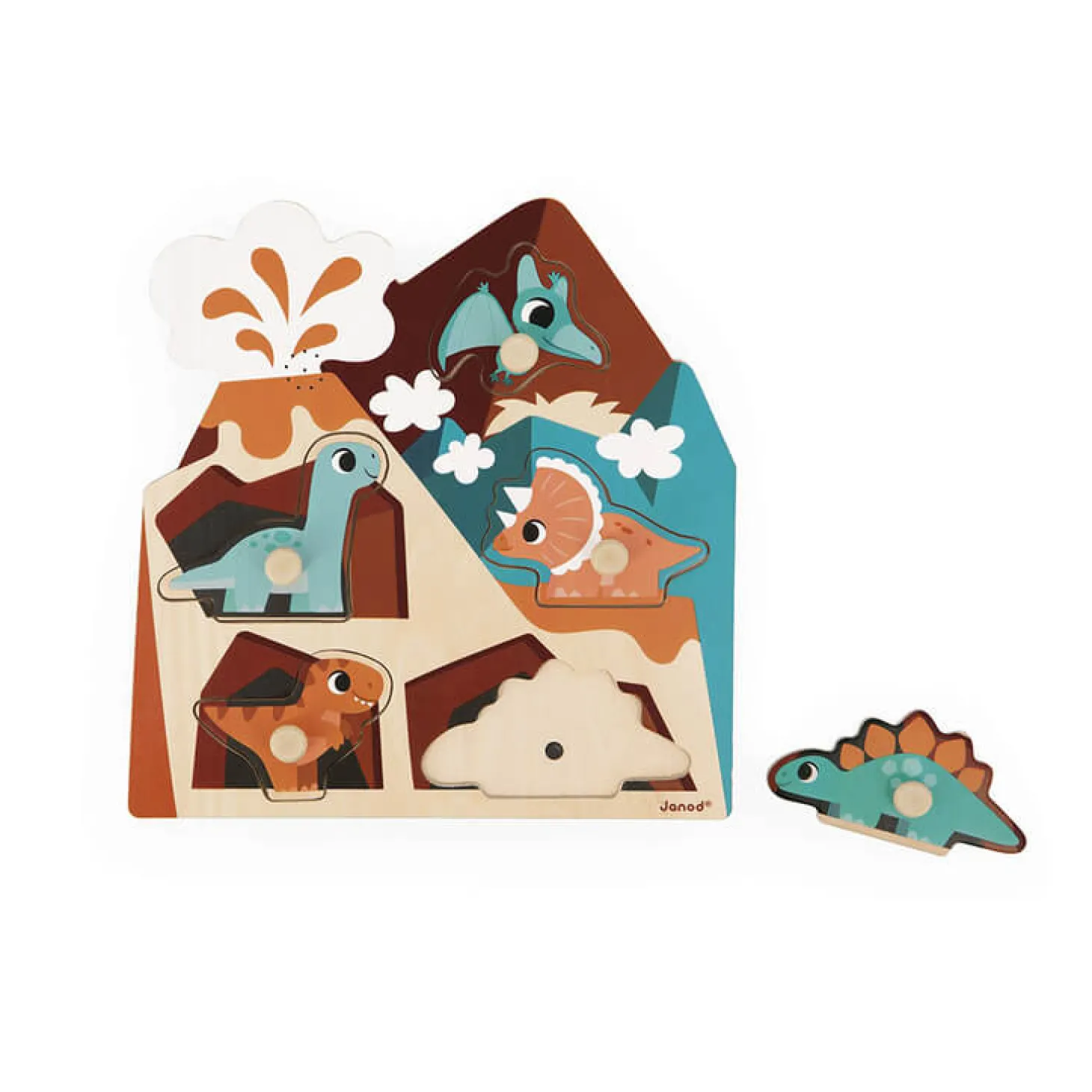 Puzzle muzyczne Dinozaury 18m+