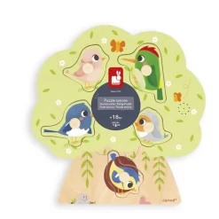 Puzzle muzyczne Odgłosy ptaków 18m+