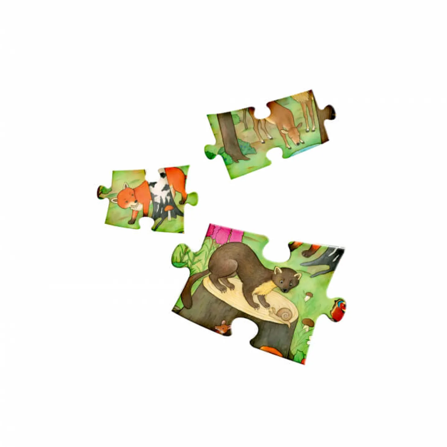 Puzzle Nasz las 5+