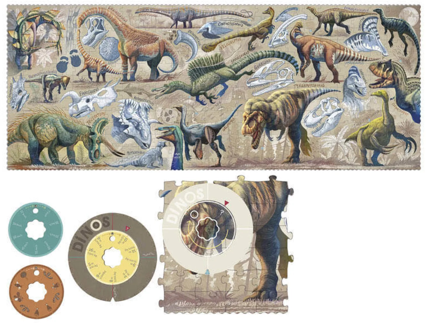 Puzzle obserwacyjne Dinozaury