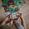 Puzzle obserwacyjne w walizce Farma 24 elementy 3+