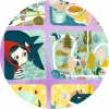 Puzzle opowieść - CZERWONY KAPTUREK 35 el.